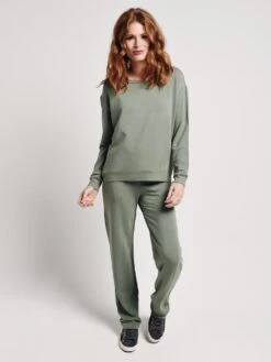 Majestic French Terry Drawstring Pant -Saintbernard Shop j004 fpa005 newarmyalt3