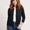 Majestic Viscose Quilted Zip Front Blazer Jacket