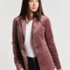 J Brand Women's Denise Velvet Blazer -Saintbernard Shop jb001794 warmsable