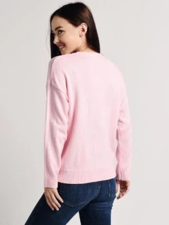 English Weekday Motif Sweatshirt -Saintbernard Shop mk536t candypinkalt3