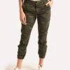 Sundry Camo Cotton Twill Zip Jogger