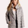 Herno Wool Lurex Short Cocoon Jacket With Belle Sleeves -Saintbernard Shop pc0046d 33520s palegrey ef468be2 9a65 4f1e b3b5 4d94c5cc7804
