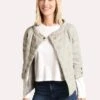HERNO Women's Woven Jacket -Saintbernard Shop pi0955d 17105 9410lightgrey 7876fddd d88c 467c 91ff 038b6f88f998