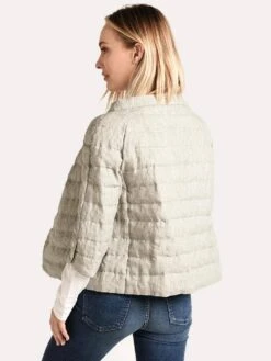 HERNO Women's Woven Jacket 10 HERNO Women's Woven Jacket -Saintbernard Shop pi0955d 17105 9410lightgreyalt2