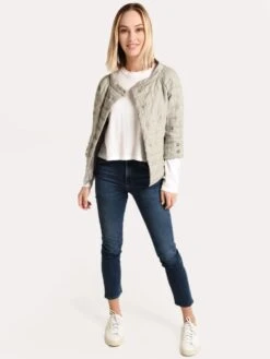 HERNO Women's Woven Jacket 11 HERNO Women's Woven Jacket -Saintbernard Shop pi0955d 17105 9410lightgreyalt3