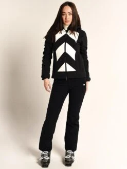 Perfect Moment Tignes Jacket -Saintbernard Shop tignes jacket black snowwhitestripealt2