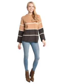 THML Stripe Bell Sleeve Sweater -Saintbernard Shop tmk600 clalt1